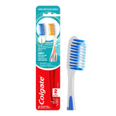 Colgate Extra Soft Full Size Toothbrush (2 Pack) with Ultra Slim Floss-Tip Bristles - Ultra Soft Toothbrush for Gentle Oral Care, Slim Ergonomic Design for Comfortable Grip, Colgate Quality Assurance