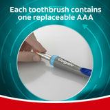 Colgate 360 Floss Tip Sonic Power Toothbrush, Soft, 2 Count