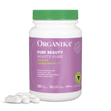 Organika Canadian-Made Enhanced Collagen Pure Beauty Tablets - Combination of Collagen (2600mg), Biotin (125mcg), Hyaluronic Acid, Vitamin C, Zinc, and Silica- 120tabs