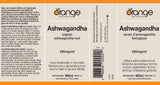 Orange Naturals - Ashwagandha Tincture Organic, 100ml 50-Servings - Organic Ashwagandha Liquid Drops - Memory Health, Nervous System and Sleep Aid