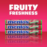 Mentos Chewy Mints, Strawberry - Pack of 4 Rolls (56 Pieces), 37g per roll