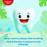 Colgate My First Infant and Toddler Training Toothpaste, Fluoride Free Baby Toothpaste, Ages 0-24 Months, Safe If Swallowed, Gently Cleans and Removes Plaque with Brushing, Mild Fruit Flavour, 40 mL