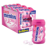Mentos Pure Fresh, Bubble Fresh Sugar-free Gum - Pack of 6 Bottles (300 Pieces)