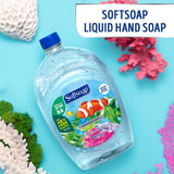 Softsoap Antibacterial Liquid Hand Soap Refill - Aquarium Series - Fresh Scent- Moisturizing Hand Wash, Savon a Main, Dermatologically Tested, for Soft Smooth Skin, 1.47 Liters (Pack of 1) (Packaging May Vary)