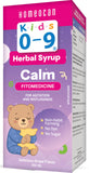 Homeocan Kids 0-9 Herbal Syrup Calm, Chamomile Supplement for Relaxation & Emotional Balance, Grape Flavor, 150ml, Non Habit Forming, Dye & Sugar-Free