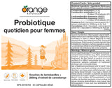 Orange Naturals - Women's Everyday Probiotic, 30 Veg Caps 30-Day Supply - Helps Restore & Maintain Healthy Vaginal Flora, Urinary Care - Probiotic Supplement with Lactobacillus Acidophilus & Rhamnosus