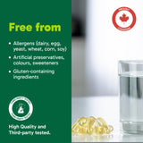 Organika Extra Strength Omega-3 Fish Oil 1414mg – High DHA (330mg) and EPA (660mg) Formula for Cognitive, Brain & Heart Health – No Fishy Aftertaste, Sustainably Sourced – 60 Softgels