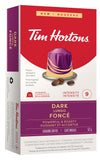 Tim Hortons Dark Lungo Capsules, Nespresso Original Line Compatible Capsules, 100 Count