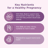 Centrum Prenatal Multigummies with DHA and Folic Acid, Postpartum Multivitamin and Mineral Supplement, 60 count, 30 day supply.