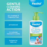 Flexitol Happy Little Bodies Eczema Relief Body Wash & Shampoo – 2-in-1 Gentle Formula for Kids, Nourishes, Cleanses & Relieves Eczema, Dry, Sensitive Skin, Ideal for Baby’s Delicate Skin (175ml)