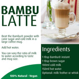 A.Vogel Bambu Instant Coffee Substitute 200g - Caffeine Free Made From Rye, Chicory, Barley, Malted barley, Figs and Acorns - No Additives