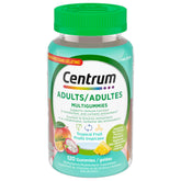 Centrum Adult MultiGummies Tropical Fruit Multivitamin and Multimineral Supplement, Pineapple-Mango, Dragonfruit, and Passionfruit Flavours, 120 count