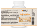 Orange Naturals - L-Theanine with Magnesium Bisglycinate 250mg, 60 Capsules 60-Day Supply - Enhanced Sleep and Relaxation Support without Drowsiness, Promotes Mental Calmness - Vegan and Non-GMO