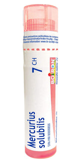 Boiron Mercurius solubilis (solubilis) 7ch,Homeopathic medicine. Each tube contains 4 g (approximately 80 pellets)