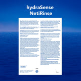 HydraSense NetiRinse 2-in-1 Nasal and Sinus Irrigation Kit, Helps Reduce and Relieve Nasal and Sinus Symptoms, 60 Count (Pack of 1)