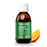 Organika Liquid Zinc and Vitamin C - Orange Flavour - Immunity Support- 300 ml (Pack of 1)