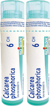 Boiron Calcarea phosphorica 6ch,Homeopathic medicine. Each tube contains 4 g (approximately 80 pellets) (Pack of 2)