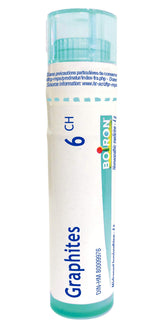 Boiron Graphites 6ch,Homeopathic medicine. Each tube contains 4 g (approximately 80 pellets)