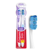 Colgate 360 Sensitive Pro Relief Toothbrush, 2 Count Value Pack, Extra Soft Bristles For Sensitive Teeth & Gums With Cheek & Tongue Cleaner & Comfortable Ergonomic Handle, Assorted Colors Tooth Brush