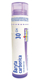 Boiron Baryta carbonica 30ch,Homeopathic medicine. Each tube contains 4 g (approximately 80 pellets)