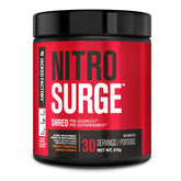 NITROSURGE Shred Thermogenic Pre Workout Supplement - Energy Booster, Instant Strength Gains, Sharp Focus, Powerful Pumps - Nitric Oxide Booster & PreWorkout Powder - 30Sv, Orange Pineapple