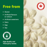 Organika Vitamin D3 + K2 (MK7)- 1000IU D3 and 120mcg K2 per capsule- High Potency, Supports Healthy Immune Function and Bones + Teeth- 120sftgl