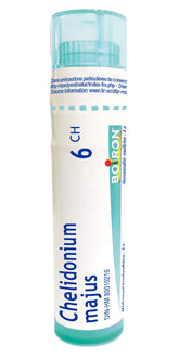 Boiron Chelidonium majus 6ch,Homeopathic medicine. Each tube contains 4 g (approximately 80 pellets)