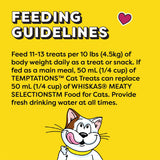 TEMPTATIONS Mix-Ups Adult Cat Treats Tuna, Shrimp & Salmon Flavour, 850g Tub (Pack of 2)