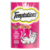 TEMPTATIONS Cat Treats, Hearty Beef Flavour, 85g (12 Pack)