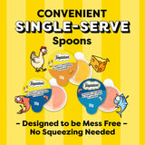Temptations Lickable Spoons Adult Cat Treats Chicken & Salmon, Salmon & Tuna, Chicken & Cheese Flavours Variety Pack, (24) 10g Spoons (Pack of 2)