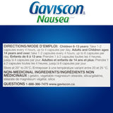 Gaviscon Anti Nausea Ginger Capsules - 18 Count - Tablets for Nausea Relief & Digestion Support, Natural Ginger - Free of Aluminum, Lactose and Gluten