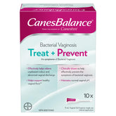 CanesBalance Bacterial Vaginosis Treatment and Prevention Gel - Treat And Prevent BV Symptoms, BV Treatment For Women, Relieves Vaginal Odor, Maintains Normal Vaginal pH, 10 Single-Use Applicators
