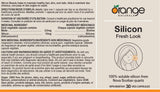 Orange Naturals - Silicon + Biotin Fresh Look 30 Capsules 30-Day Supply - Enhanced Formula for Vibrant Appearance, Hair & Nail Strength, Essential Silica & Biotin Complex, Vegan, Non-GMO & Gluten-Free