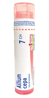 Boiron Allium cepa 7ch,Homeopathic medicine. Each tube contains 4 g (approximately 80 pellets)