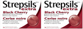 Strepsils Fast and Effective Relief for Sore Throat, Lozenges, Black Cherry, 36 count (Pack of 2)