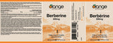 Orange Naturals - Berberine 500mg, 60 Capsules 30-Day Supply - Berberine Helps Support Healthy Glucose Levels, Cholesterol Levels & Cardiovascular Health - Vegan & Non-GMO - Natural Metabolic Support