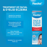Flexitol Face & Eyelid Eczema Cream – Best Treatment, for Itchy Skin, Relief & Moisturisation (40g)