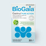 BioGaia Gastrus Pure Action | 30 capsules | For IBS, Gas, and Bloating | Helps reduce significantly abdominal pain & discomfort | FODMAP-friendly formula | Dairy and Gluten Free