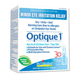 Boiron RhinAllergy for Relief from Allergy Symptoms of Sneezing, Runny Nose, and Itchy Eyes & Optique 1, Eye drops used to relieve minor eye irritations such as dry, itchy or red burning