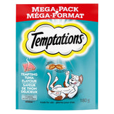 TEMPTATIONS Cat Treats, Tempting Tuna Flavour, 180g (10 Pack)