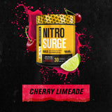 Nitrosurge Build Pre Workout - PreWorkout Powder w/Con-Cret Creatine HCL, Beta Alanine, & L-Citrulline for Increased Energy, Focus, & Muscle Growth - 30 Servings, Cherry Limeade