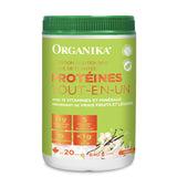 Organika All-in-One Plant Protein Powder – Vanilla – 22g Protein, 15 Vitamins & Minerals, 5 Billion CFU Probiotics, 1g Prebiotic Fibre, 0g Sugar – Complete Nutrient Source, Easy to Digest – 640g