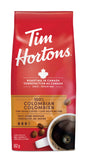 Tim Hortons 100% Colombian, Fine Grind Coffee, Medium Roast, Made with 100% Arabica Beans, 652g Bag