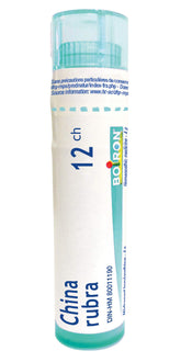 Boiron China rubra 12ch,Homeopathic medicine. Each tube contains 4 g (approximately 80 pellets)