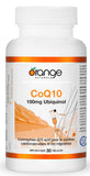 Orange Naturals - CoQ10 Ubiquinol, 30 Softgels 30-Day Supply - Kaneka Ubiquinol CoQ10 100mg - A Coenzyme Q10 for Cardiovascular Health and Headaches Migraine Relief Pills - Nausea and Vomiting Relief