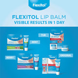 Flexitol Lip Balm – Mint – Best for Dry and Chapped, Moisturiser & Protection, Top Treatment (10g)