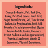 TEMPTATIONS Meaty Bites Cat Treats Adult, Salmon Flavour, 42.5g Pouch (7 Pack)