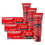 Colgate Optic White with Charcoal Toothpaste, Cool Mint Paste, 90 mL (Pack of 3)