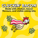 Temptations Wacky Blasts Cat Treats, Cluckin’ Bacon Flavour, 454g Tub (Pack of 2)