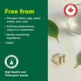 Organika Menopause Support Supplement for Women | Multi-Symptom Relief | Black Cohosh, Chasteberry & Ashwagandha | Hormone-Free | Proudly Canadian | 60 Vegetarian Capsules